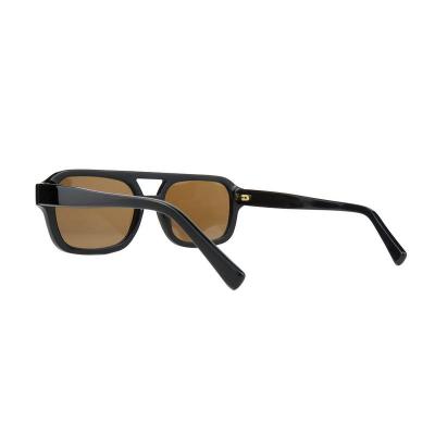 A10920(1) Men's Lightweight black Acetate Full Rim Square Modern Sunglasses Eyewear