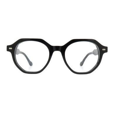 A10905(1) Unisex UV400 Protection black Acetate Full Rim Geometric Modern Sunglasses Eyewear