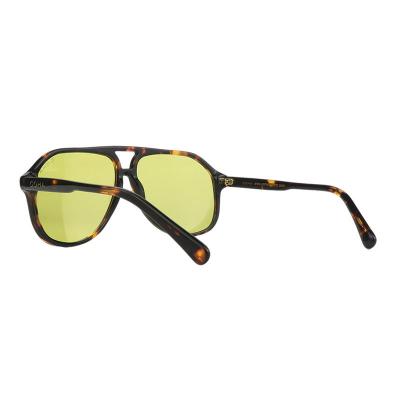 A10991(3) Unisex Durable black Acetate Full Rim Aviator Sport Sunglasses Eyewear