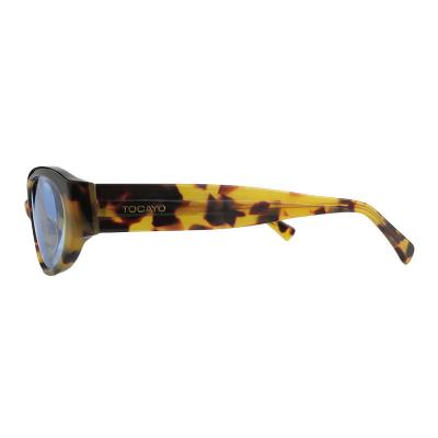 A10969(3) Women's Scratch Resistant black Acetate Full Rim Oval Modern Sunglasses Eyewear