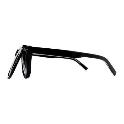 A10900(1) Unisex Durable black Acetate Full Rim Wayfarer Modern Sunglasses Eyewear