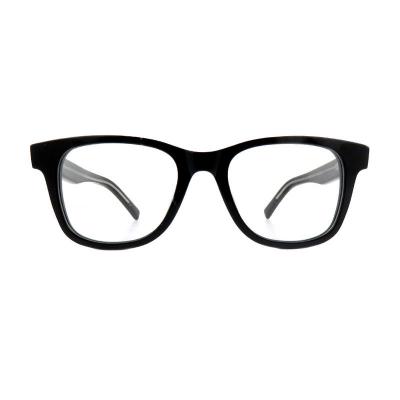 A10902(1) Unisex UV400 Protection black Acetate Full Rim Wayfarer Modern Sunglasses Eyewear