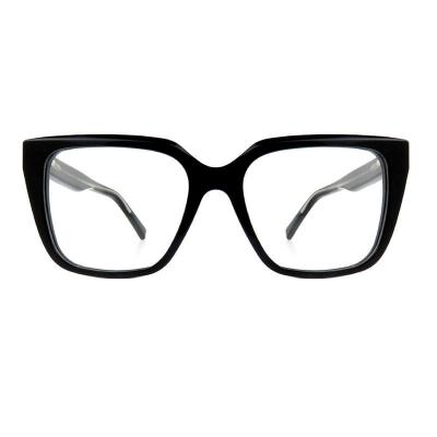 A10901(1) Women's Scratch Resistant black Acetate Full Rim Cat Eye Modern Sunglasses Eyewear