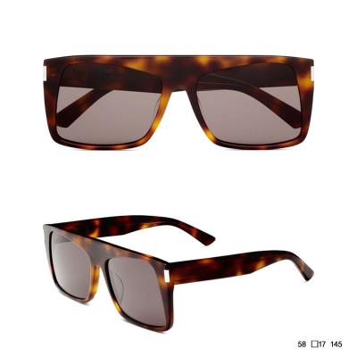A10963(2) Men's Lightweight black Acetate Full Rim Square Modern Sunglasses Eyewear