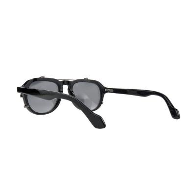 A10906(1) Unisex Lightweight black Acetate Full Rim Square Modern Sunglasses Eyewear