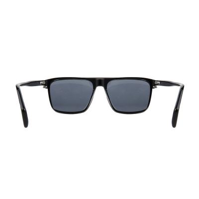 A10909(1) Men's Scratch Resistant black Acetate Full Rim Square Modern Sunglasses Eyewear