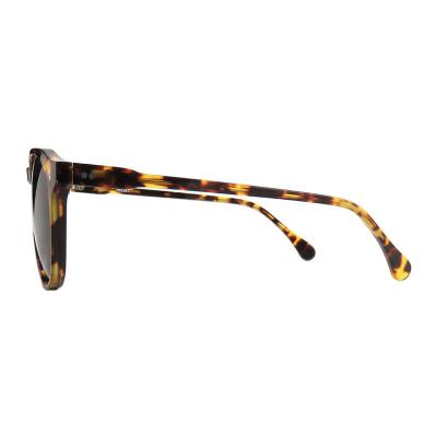 A10915(1) Unisex Hand Polished tortoise Acetate Full Rim Round Vintage Sunglasses Eyewear