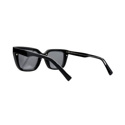 A10901(1) Women's Scratch Resistant black Acetate Full Rim Cat Eye Modern Sunglasses Eyewear