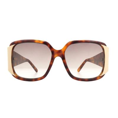 A10914(1) Women's Polarized tortoise Acetate Full Rim Square Luxury Sunglasses Eyewear