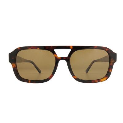 A10920(2) Men's Polarized black Acetate Full Rim Square Modern Sunglasses Eyewear