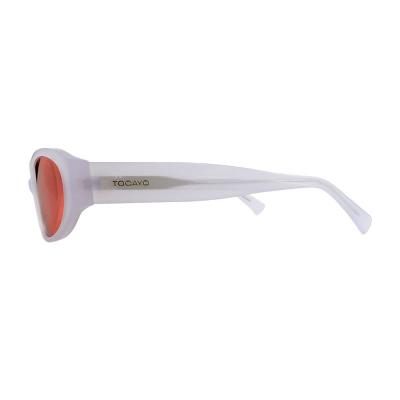 A10969(4) Women's Hand Polished black Acetate Full Rim Oval Modern Sunglasses Eyewear