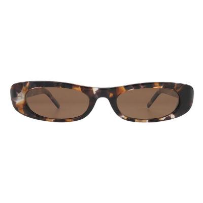 A11028(1) Women's Scratch Resistant tortoise Acetate Full Rim Oval Vintage Sunglasses Eyewear