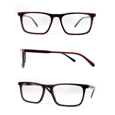 A20310 Unisex Hand Polished burgundy Acetate Full Rim Fashion Modern Sunglasses Eyewear