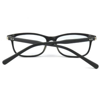 A20240-1 Unisex Spring Hinge black Acetate Full Rim Square Modern Sunglasses Eyewear