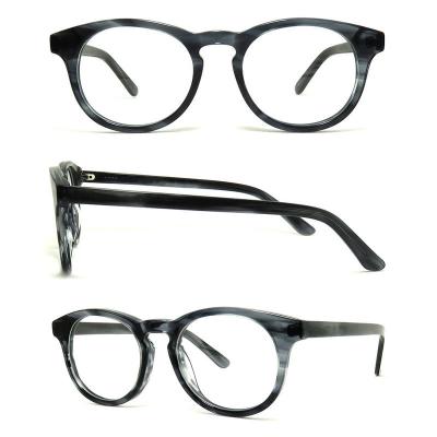 A20231 Unisex Lightweight gray Acetate Full Rim Fashion Vintage Sunglasses Eyewear
