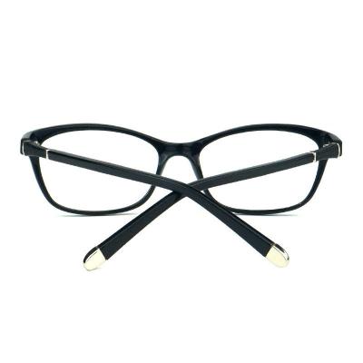 A20186 Women's UV400 Protection black Acetate Full Rim Fashion Modern Sunglasses Eyewear