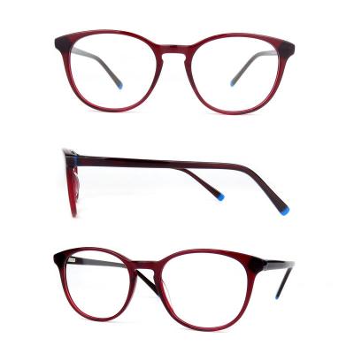 A20306 Women's Hand Polished burgundy Acetate Full Rim Fashion Vintage Sunglasses Eyewear