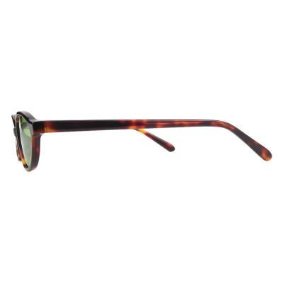 A11027(1) Unisex Spring Hinge tortoise Acetate Full Rim Oval Vintage Sunglasses Eyewear