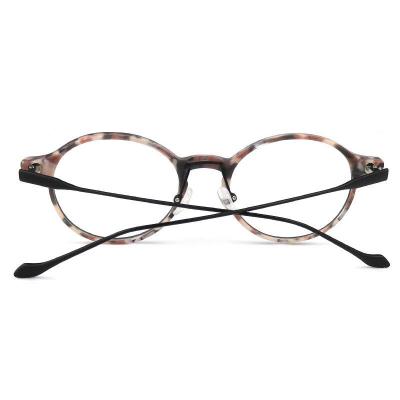 A20239 Unisex Lightweight tortoise Acetate Full Rim Round Vintage Sunglasses Eyewear