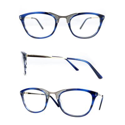 A20316 Women's Scratch Resistant navy blue Acetate Full Rim Cat Eye Vintage Sunglasses Eyewear