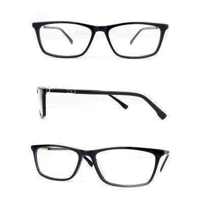 A20318 Unisex Durable black Acetate Full Rim Square Modern Sunglasses Eyewear