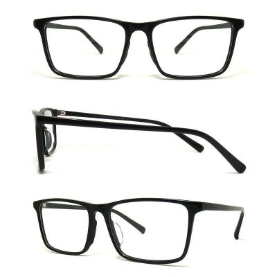 A20224 Men's Polarized black Acetate Full Rim Fashion Modern Sunglasses Eyewear