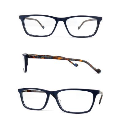 A20305 Unisex Scratch Resistant navy blue Acetate Full Rim Fashion Modern Sunglasses Eyewear