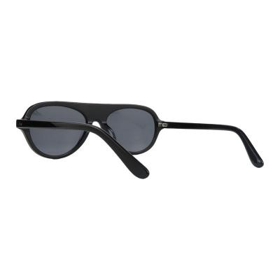 A11064(2) Unisex Durable black Acetate Full Rim Aviator Vintage Sunglasses Eyewear
