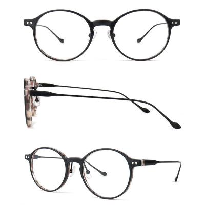 A20239 Unisex Lightweight tortoise Acetate Full Rim Round Vintage Sunglasses Eyewear