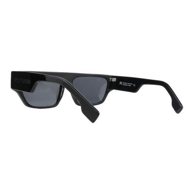 A11034(1) Unisex Premium Quality black Acetate Full Rim Square Modern Sunglasses Eyewear