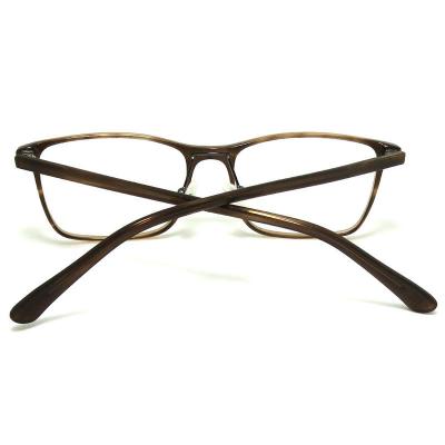A20226 Unisex Hand Polished brown Acetate Full Rim Fashion Vintage Sunglasses Eyewear