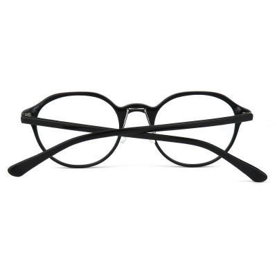 A20242-1 Unisex UV400 Protection black Acetate Full Rim Round Modern Sunglasses Eyewear