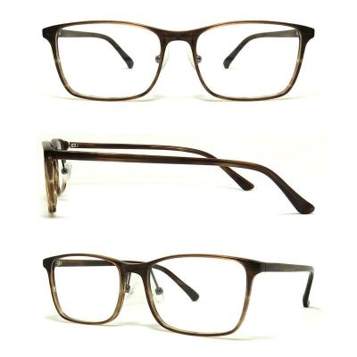 A20226 Unisex Hand Polished brown Acetate Full Rim Fashion Vintage Sunglasses Eyewear