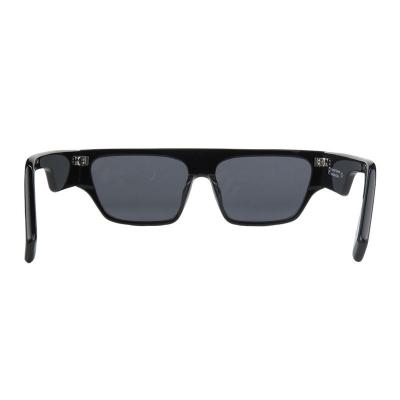 A11034(1) Unisex Premium Quality black Acetate Full Rim Square Modern Sunglasses Eyewear