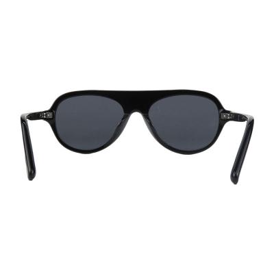 A11064(2) Unisex Durable black Acetate Full Rim Aviator Vintage Sunglasses Eyewear