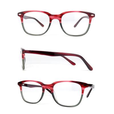 A20313 Unisex Lightweight burgundy Acetate Full Rim Square Vintage Sunglasses Eyewear
