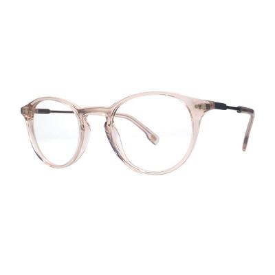 A20345(1) Unisex Premium Quality crystal Acetate Full Rim Round Modern Sunglasses Eyewear