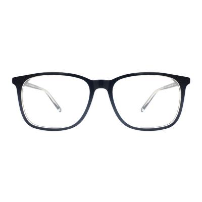 A20338(1) Unisex Hand Polished black Acetate Full Rim Square Modern Sunglasses Eyewear