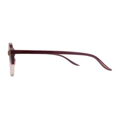 A20339(1) Women's Scratch Resistant crystal with burgundy/tortoise accents Acetate Full Rim Cat Eye Vintage Sunglasses Eyewear