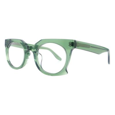 A20352(3) Unisex Premium Quality tortoise Acetate Full Rim Geometric Modern Sunglasses Eyewear