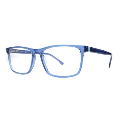 A20331(1) Unisex Lightweight blue Acetate Full Rim Square Modern Sunglasses Eyewear