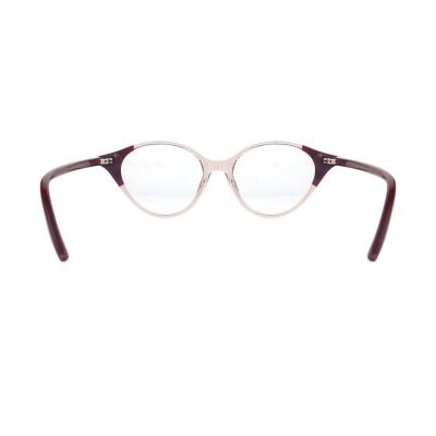 A20339(1) Women's Scratch Resistant crystal with burgundy/tortoise accents Acetate Full Rim Cat Eye Vintage Sunglasses Eyewear