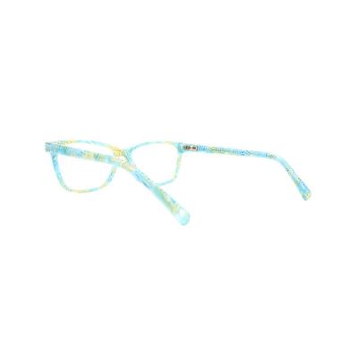 A20350(1) Unisex Spring Hinge multicolor marbled Acetate Full Rim Square Modern Sunglasses Eyewear