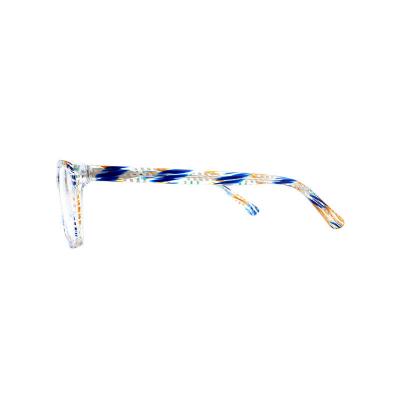 A20350(3) Unisex Durable multicolor marbled Acetate Full Rim Square Modern Sunglasses Eyewear