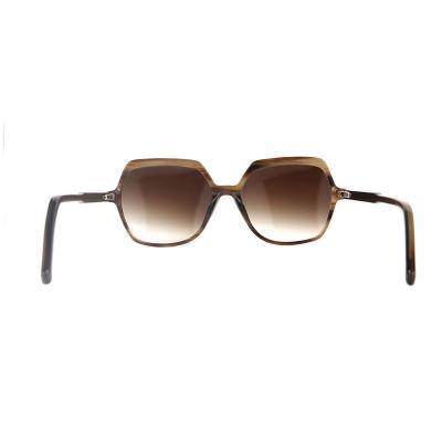 A20324(2) Women's Lightweight crystal Acetate Full Rim Geometric Modern Sunglasses Eyewear