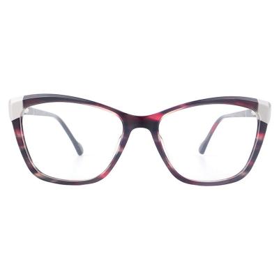A20351(3) Women's Premium Quality tortoise with light blue accents Acetate Full Rim Cat Eye Modern Sunglasses Eyewear