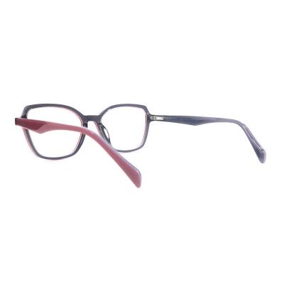 A20346(1) Women's Spring Hinge red Acetate Full Rim Geometric Modern Sunglasses Eyewear