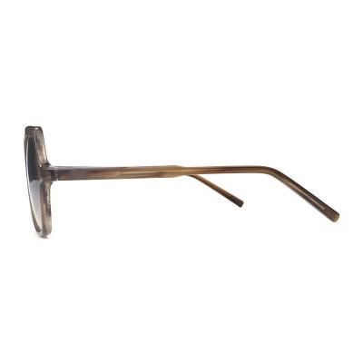 A20324(2) Women's Lightweight crystal Acetate Full Rim Geometric Modern Sunglasses Eyewear