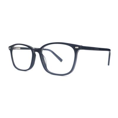 A20342(1) Unisex Premium Quality navy blue Acetate Full Rim Square Modern Sunglasses Eyewear