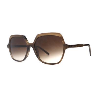 A20324(2) Women's Lightweight crystal Acetate Full Rim Geometric Modern Sunglasses Eyewear